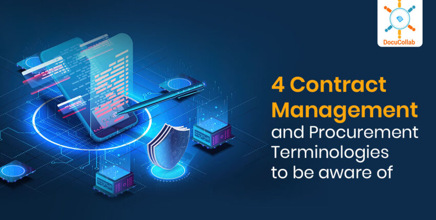 4 contract management and procurement terminologies to be aware of